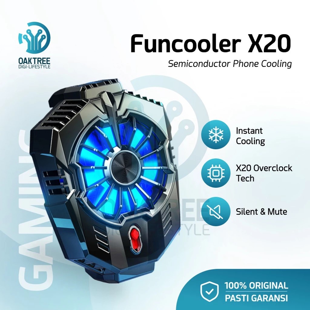 [FUNCOOLER X20 FAN COOLER RADIATOR HP COOLER] GAMING COOLING FAN / GAMING HP COOLER