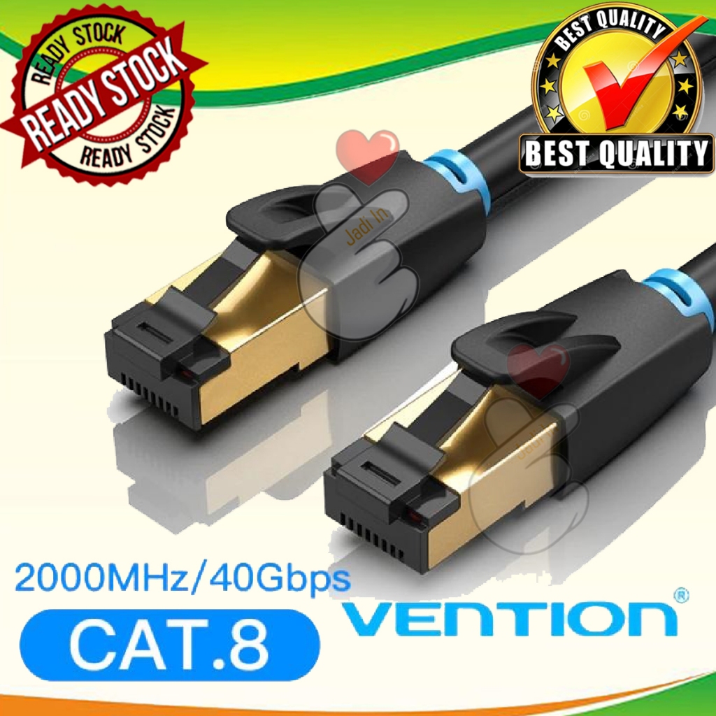 สาย Cat 8 Lan 1m RJ45 Cat8 สาย Lan 1Meter Gigabit 40Gbps SFTP Gold