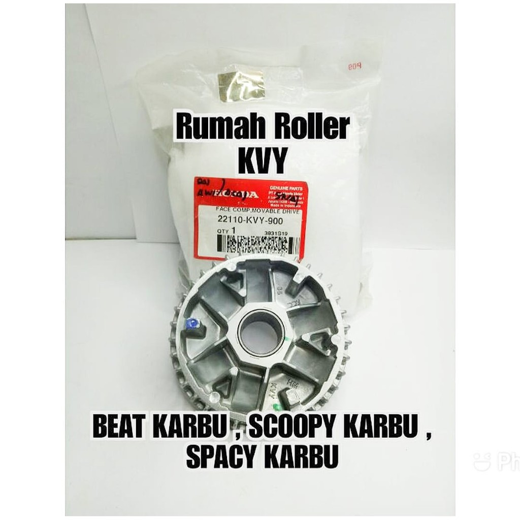 22110-KVY-900 A ROLLER FACE HOUSING COMP BEAT CARBON ORIGINAL AMM 22110KVY900 / Original Beat คาร์บู