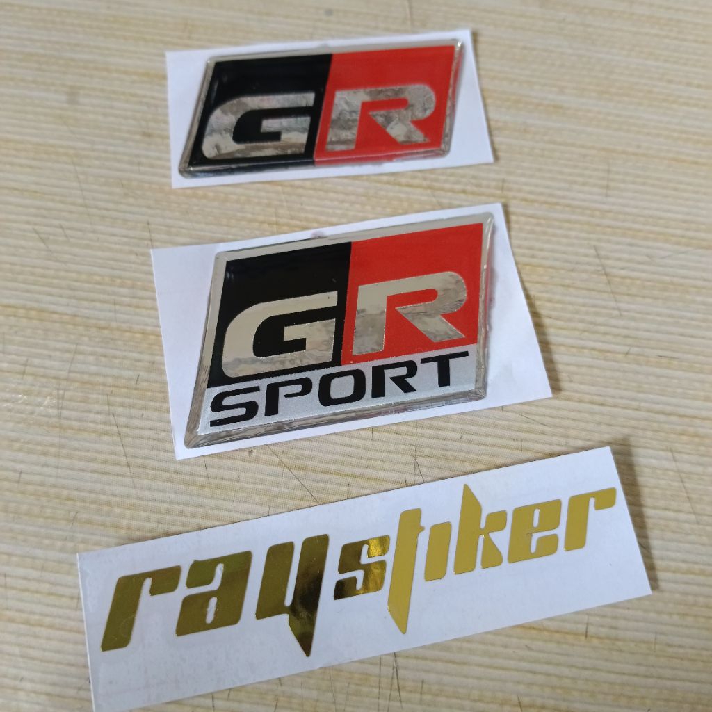 สติ๊กเกอร์ GR SPORT EMBLEM RAISED