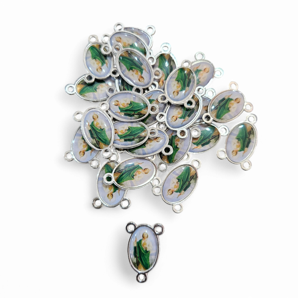 Harces Judas Tadeus โหล 2.5 ซม. (12 ชิ้น) ลูกประคํากลาง