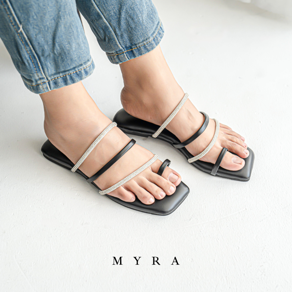 MYRA - รองเท้าแตะส้นแบน Libya Trend & Practical