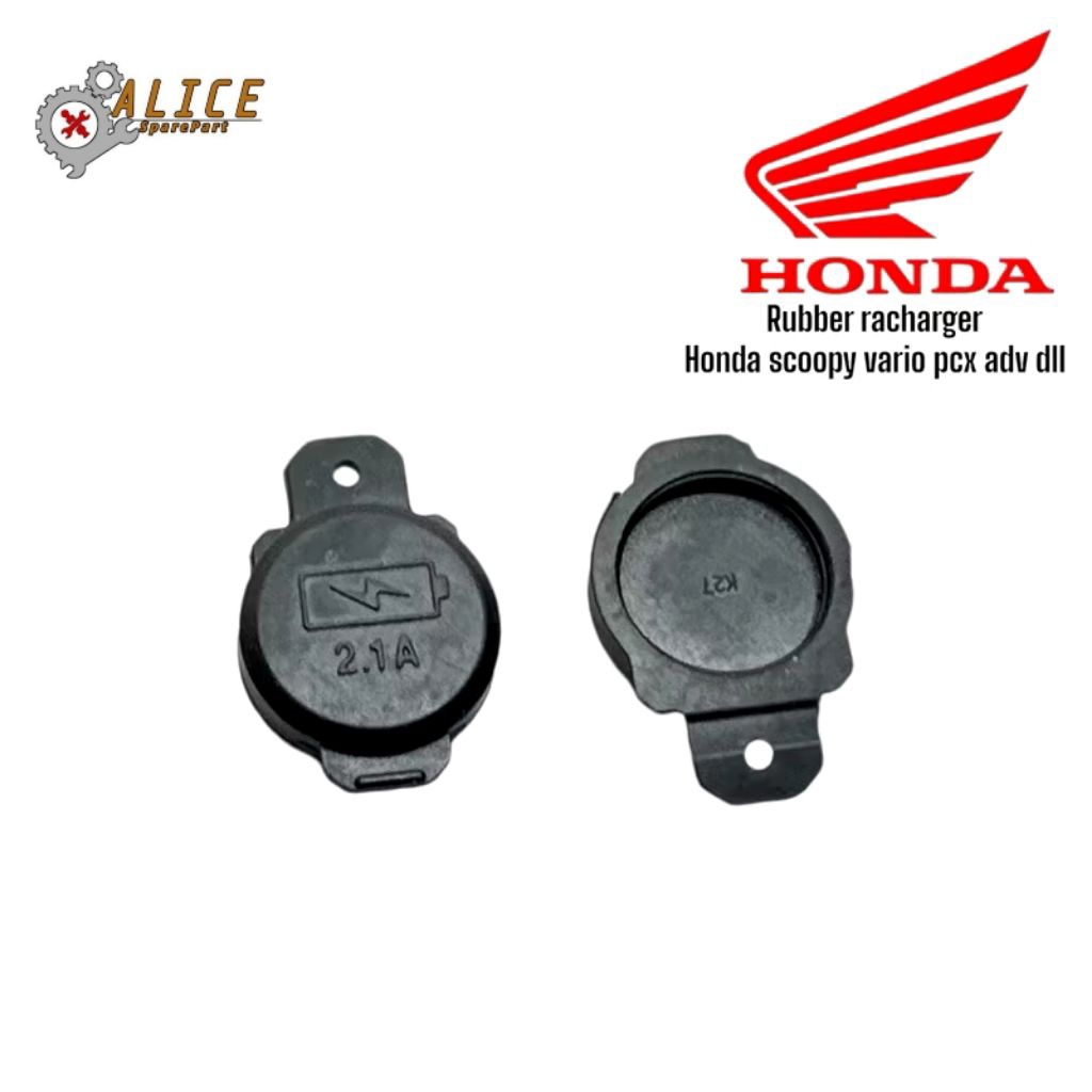 HP 38941-K2F-N01 ฝาครอบยาง HOUSING PLUG สําหรับ HONDA SCOOPY MOTORCYCLE CHARGER RUBBER CHARGER ORIGI