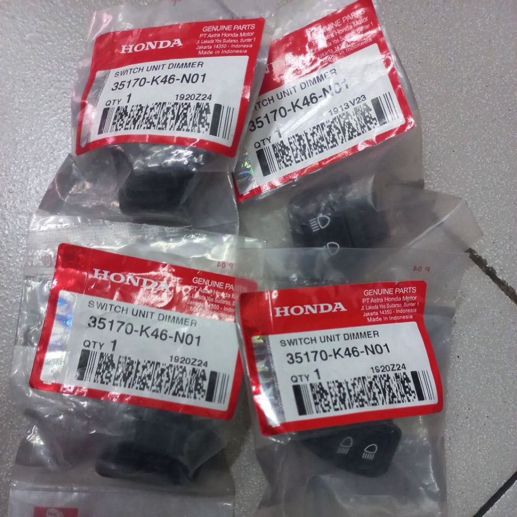 35170K46N01 – หน่วยสวิตช์ DIMMER, สวิตช์ DIMMER, สวิตช์ไฟ SUPRA GTR, VARIO 110 FI ORIGINAL AM