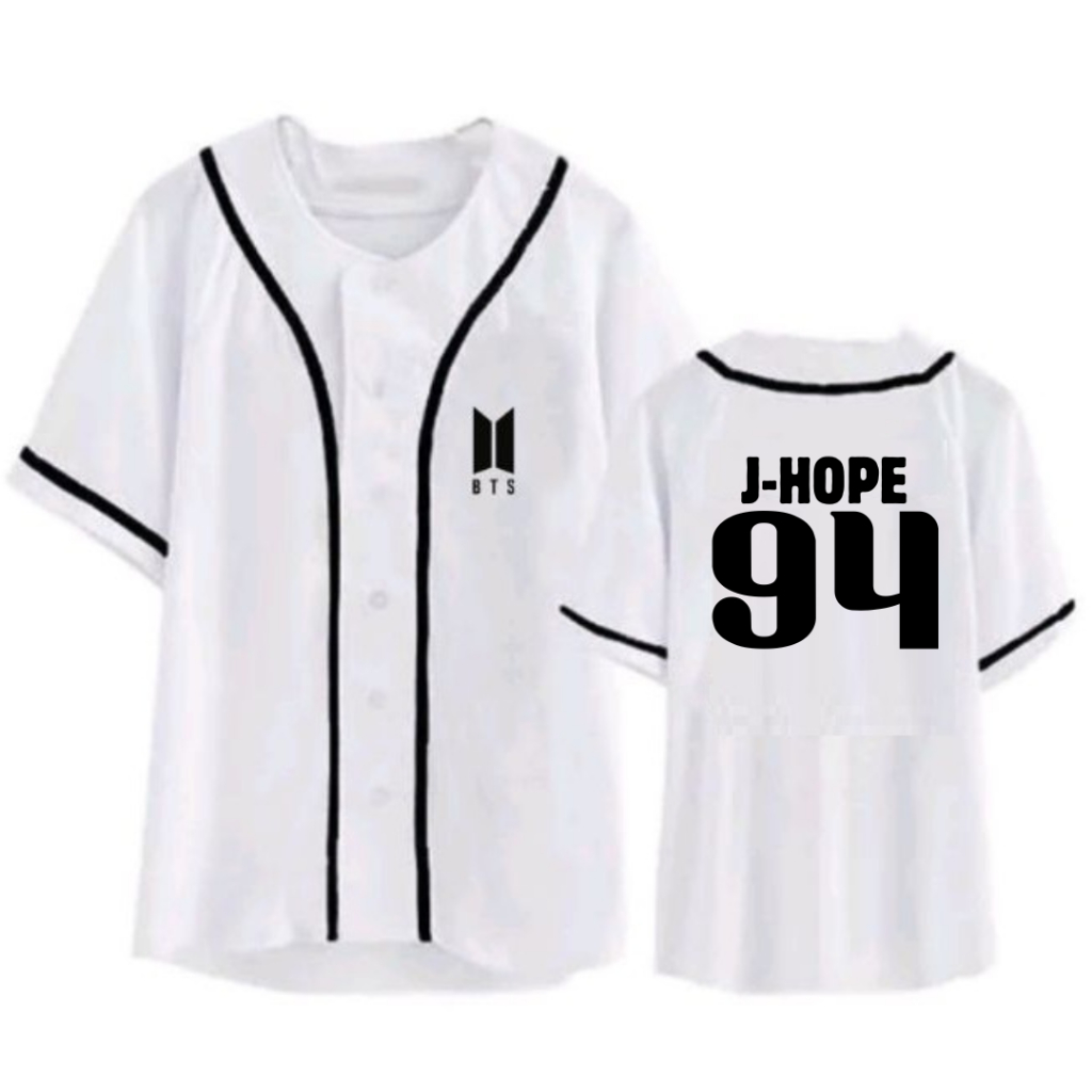 Bts kpop J-hope jhope เสื้อเบสบอลกีฬาเกาหลีเกาหลี