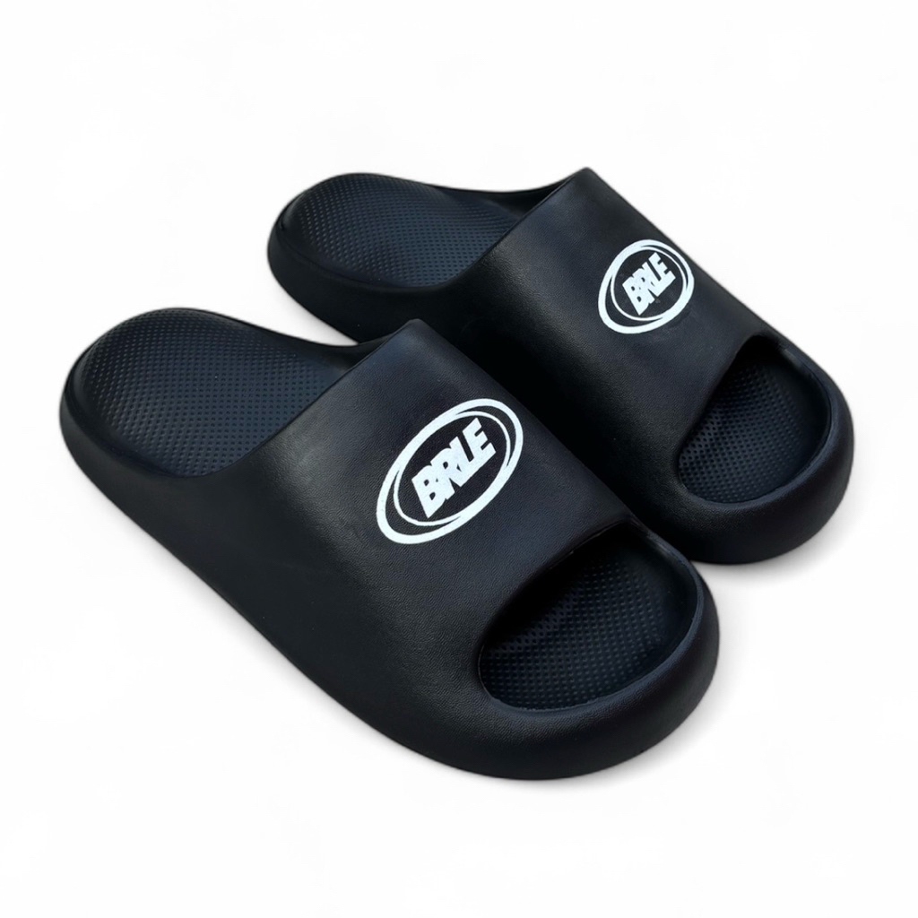 Brulee Project Puffy Series Sandals รองเท้าแตะผู้ชาย Jelly Rubber Eva Casual Mens Anti-Slip Shoes