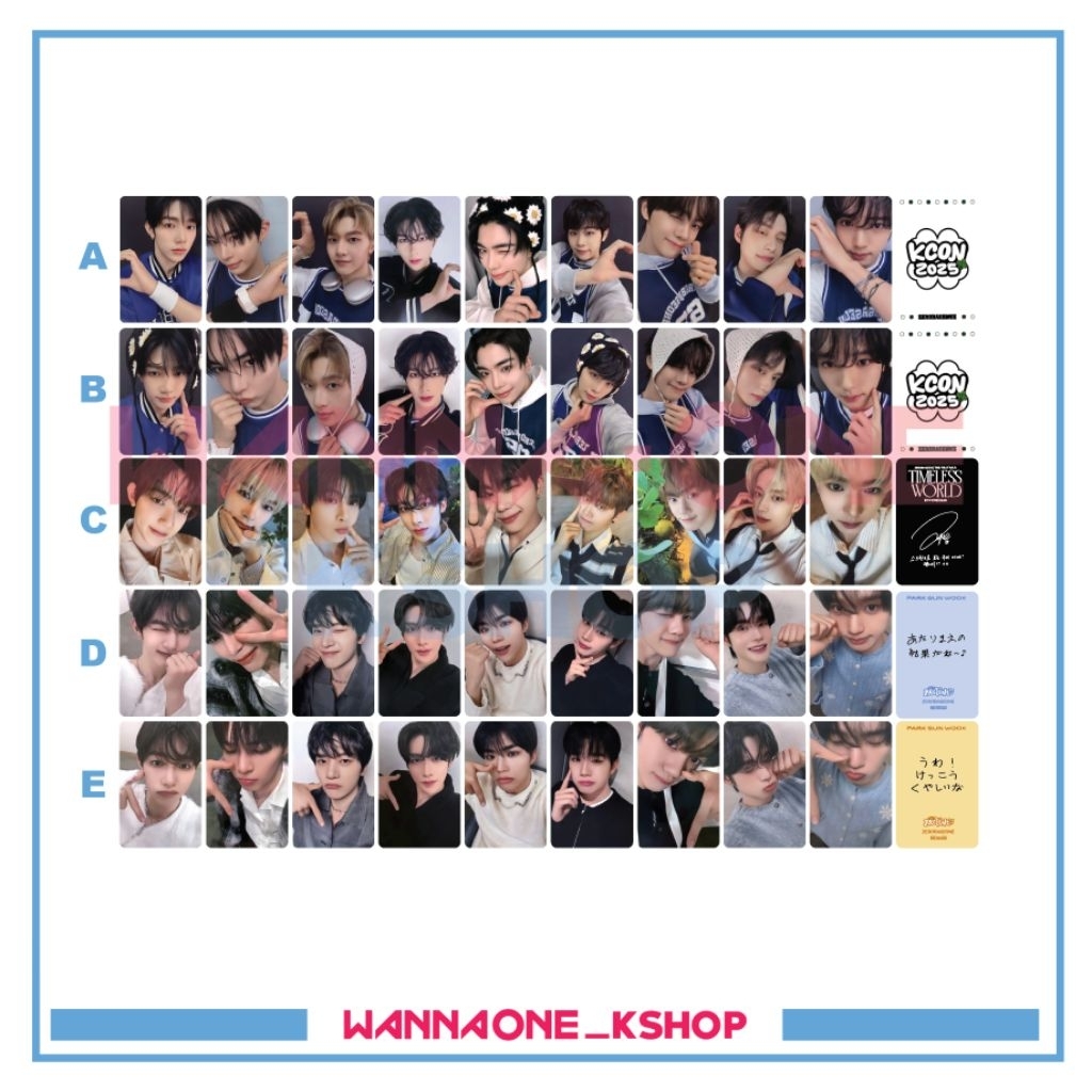 Photocard zb1 PREZENT CGV KCON ศูนย์เบส