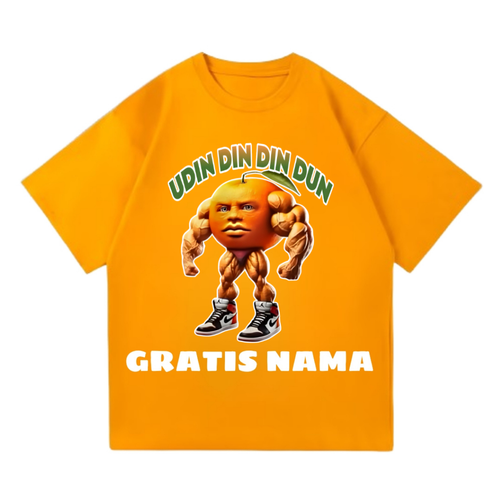 [พิมพ์ชื่อฟรี] ANOMALI UDIN DIN DIN DIN DUN CHILDRENS DISTRO เสื้อยืด AGES 2-12 ปี