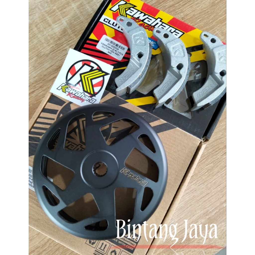 Kawahara cartel ชามคลัทช์คู่แพคเกจ cvt และคลัทช์อัตโนมัติ Kawahara สําหรับ mio เก่า/mio sporty/mio s