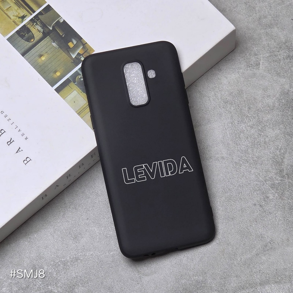 Samsung J8 2018 Samsung J4 Plus Samsung J6 Plus Samsung J7 Prime Softcase Macaron Square Black / Cas