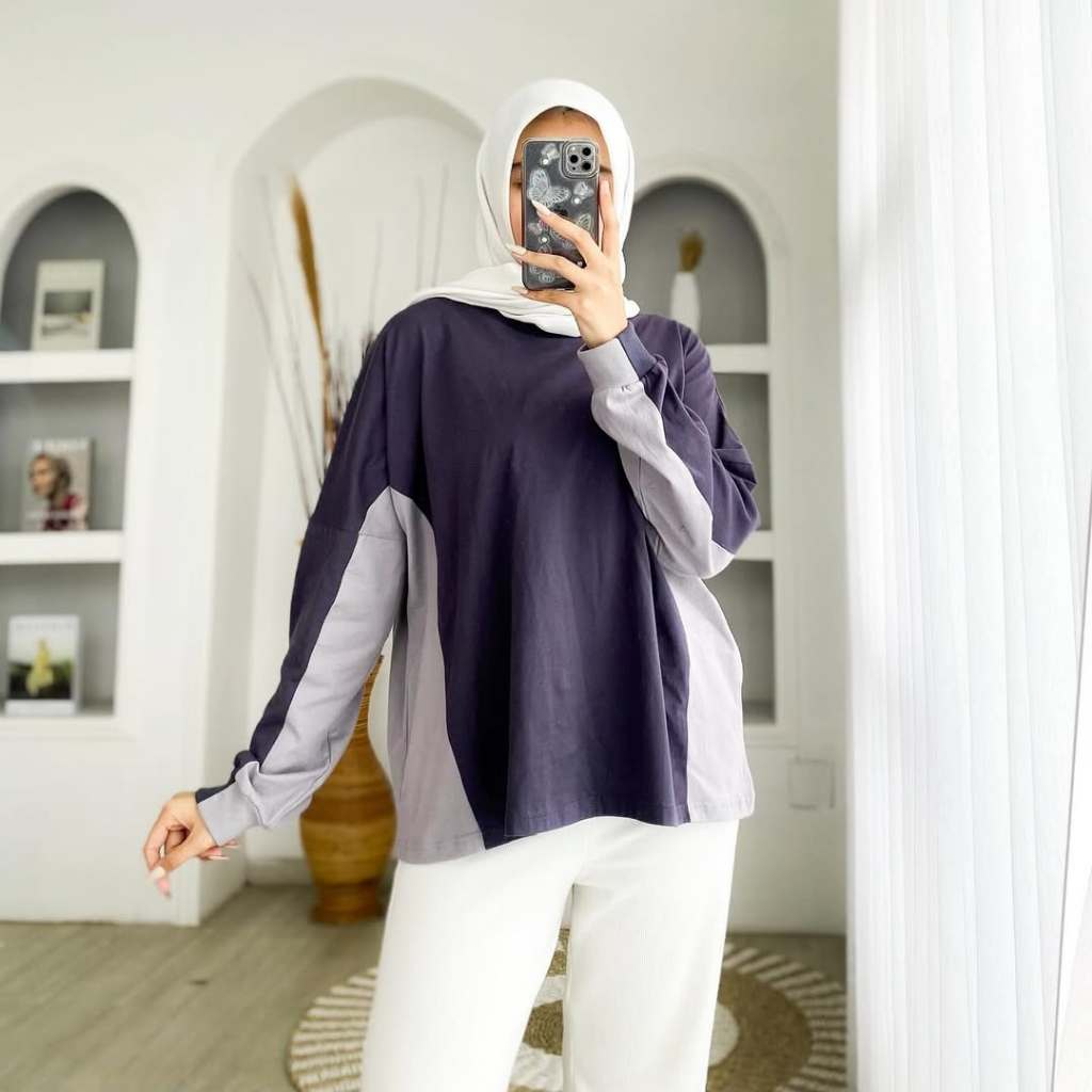 Auzura เสื้อ HS เสื้อผู้หญิง Combed 24s วัสดุ LD 100-136 ซม. PJ 67 ซม.เสื้อสไตล์เกาหลีหรูหราแฟชั่นจั