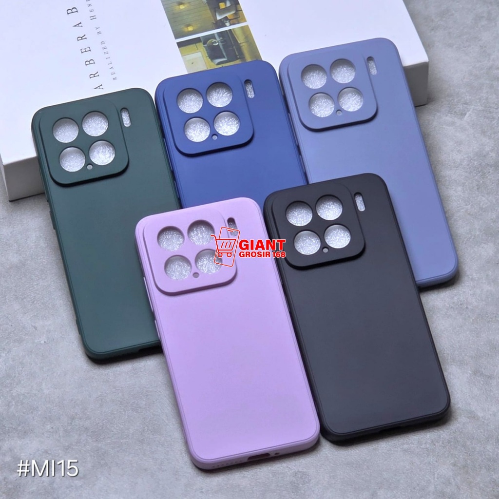 XIAOMI 15 XIAOMI 15 ULTRA MACAROON SQUARE LIQUID CASE XIAOMI 15 ULTRA