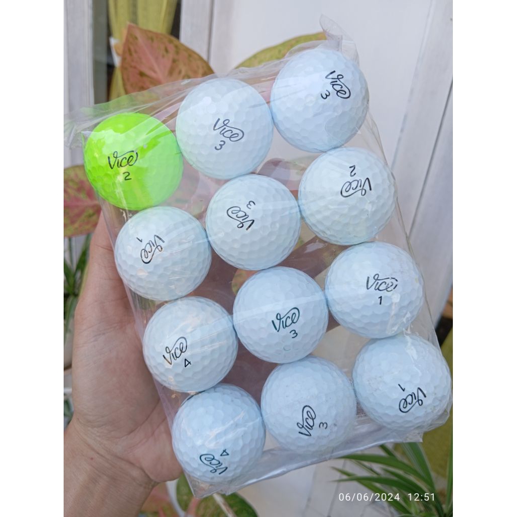 Vice A ลูกกอล์ฟ 12 ชิ้น