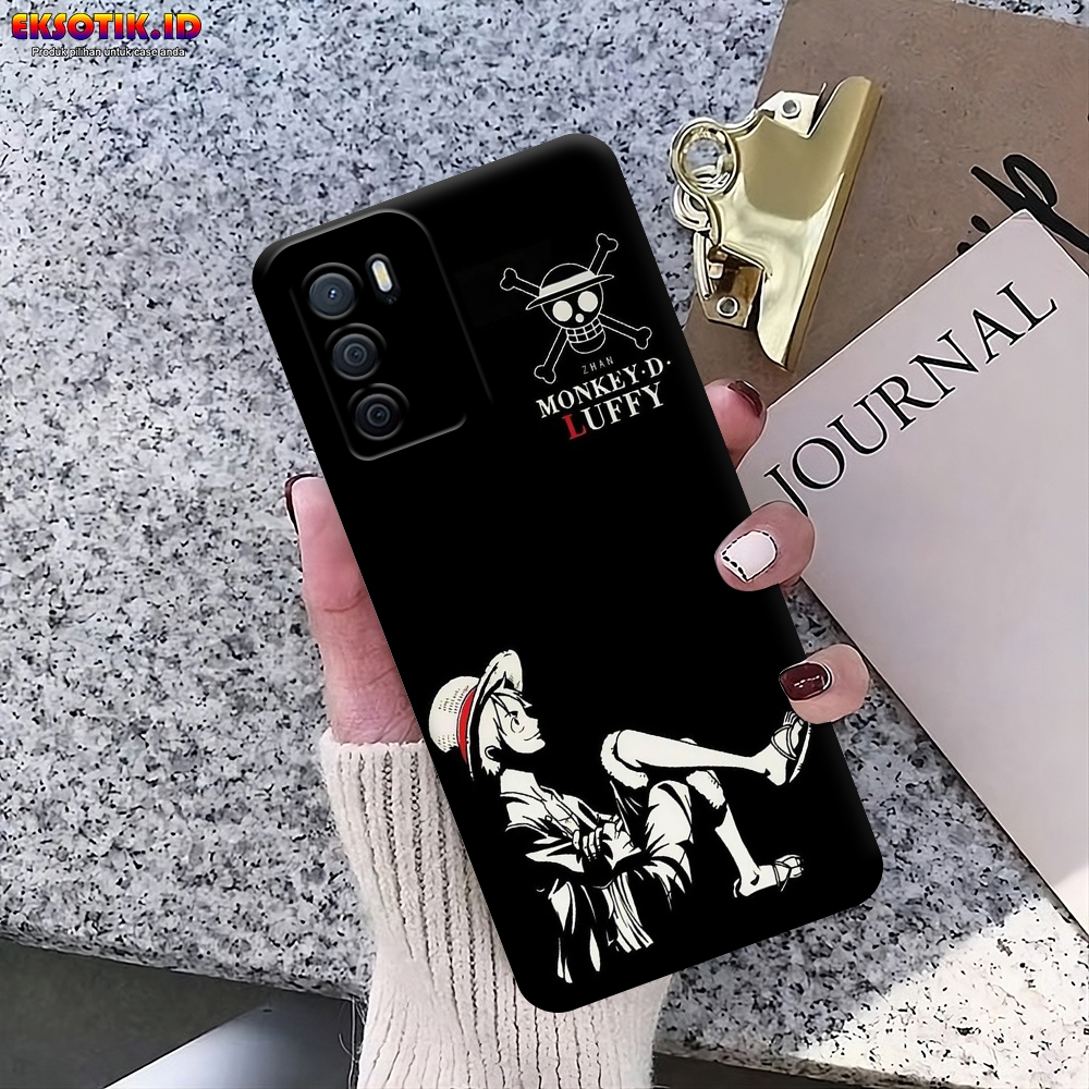 เคส HP OPPO A16 - Eksotik.id - เคส OPPO A16 - เคส LUFFY - ผิวโทรศัพท์มือถือ - ซิลิโคน OPPO A16 - ปลอ