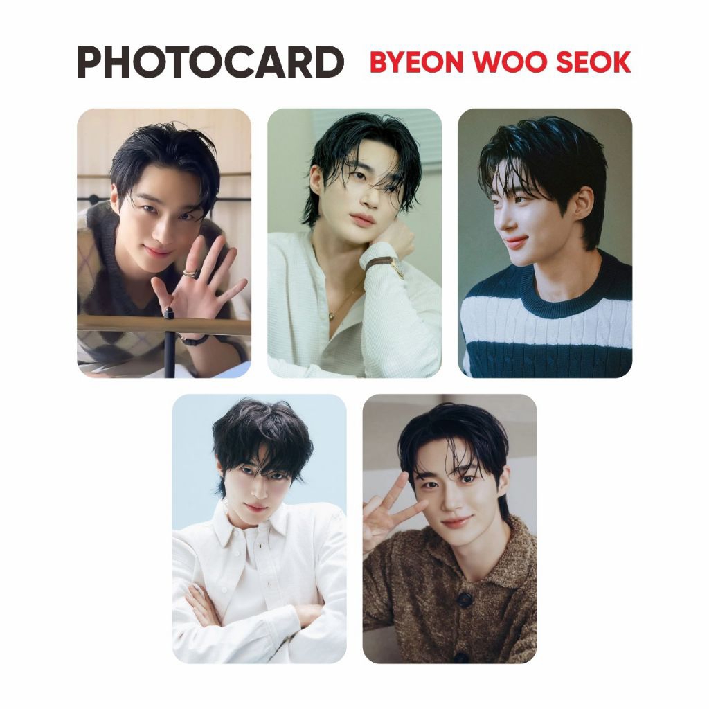 การ์ดรูปถ่าย Byeon Woo Seok