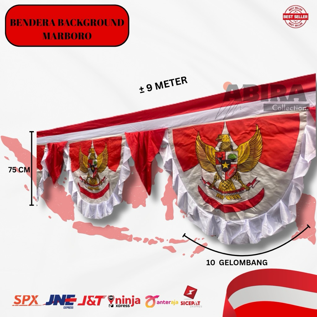 MALBORO PREMIUM BACKGROUND FLAG (9 เมตร)