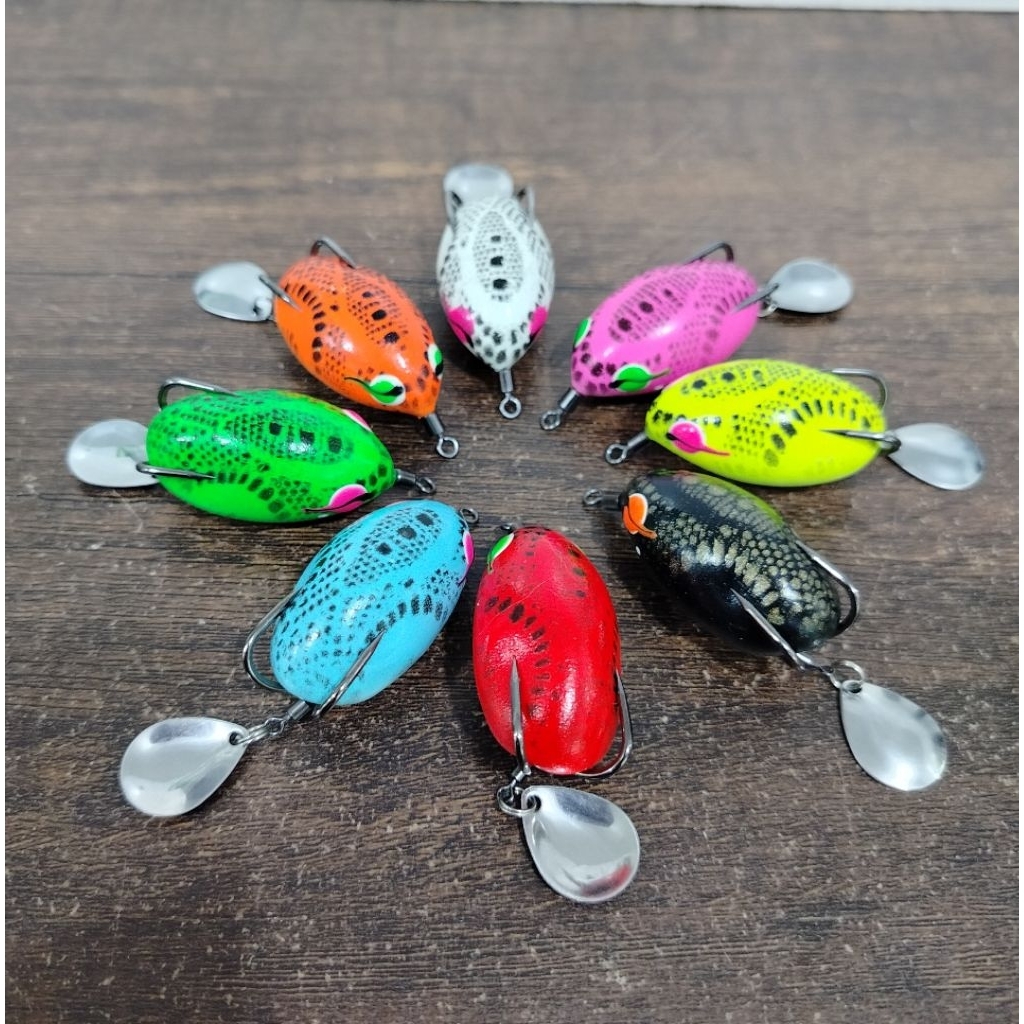 ไข่ไข่กบอ่อน ARE CACKED EGGS, LURE 4CM และ 3.5CM