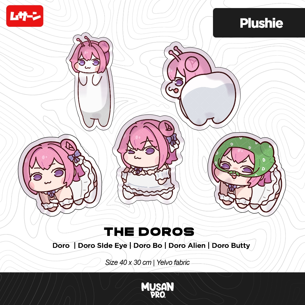 PLUSHIE Doro - Doro - Doro Bo! - โดโรเอเลี่ยน - มูซาน - แฟน สินค้า