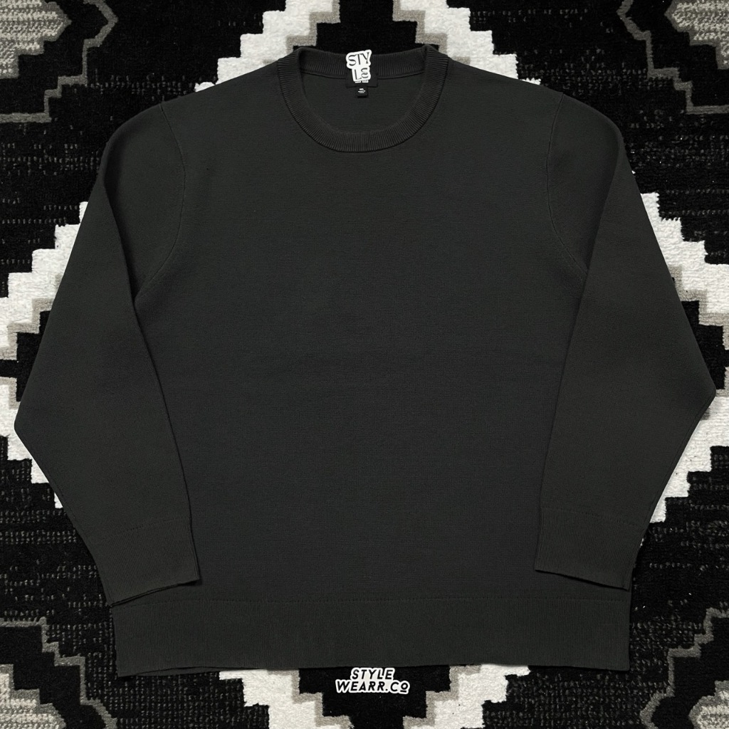 เสื้อสเวตเตอร์ Uniqlo milano oldgrey - kn3150