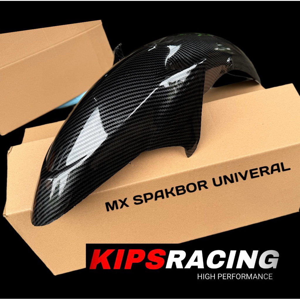 MX Carbon Universal Front Mudguard สําหรับรถจักรยานยนต์ทั้งหมด Universal Front Mudguard เงา GUARANTEED ราคา