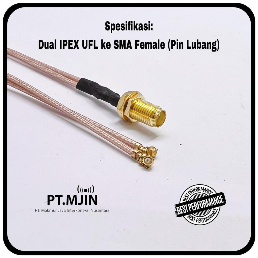 สายผมเปียตัวเมีย UFL ถึง SMA ยาว 10 ซม