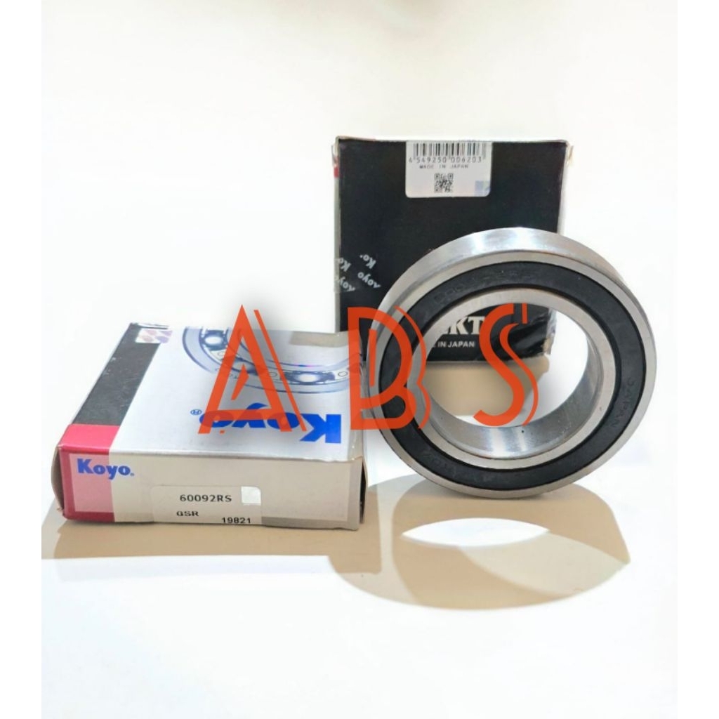 BEARING 6009 2RS KOYO หมวกยาง 45X75X16MM