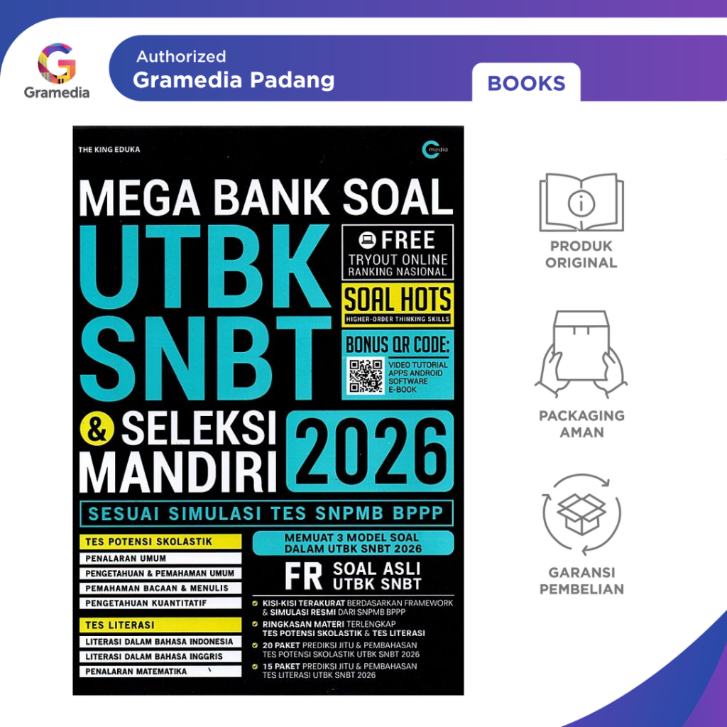 Gramedia Padang-Mega Question Bank สําหรับ UTBK SNBT & Empty Selection 2026