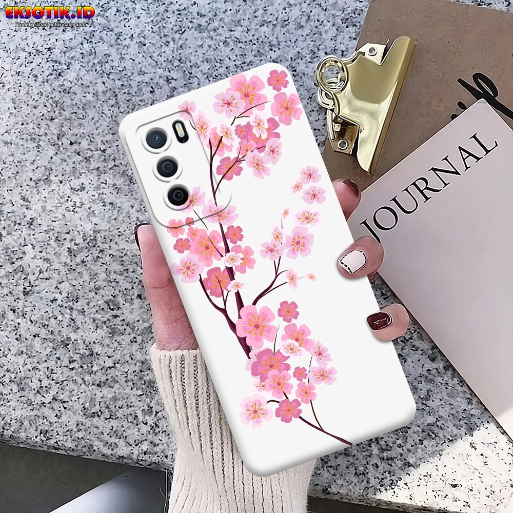 เคส HP OPPO A16 - Eksotik.id - เคส OPPO A16 - เคสดอกไม้ - ผิวโทรศัพท์มือถือ - ซิลิโคน OPPO A16 - ปลอ