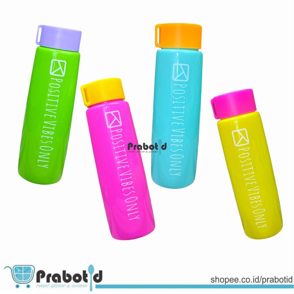ขวดใส่เครื่องดื่ม PRABOTID 600ML / ขวดน้ําพลาสติก PP5 600ML / ขวดสีสันสดใส