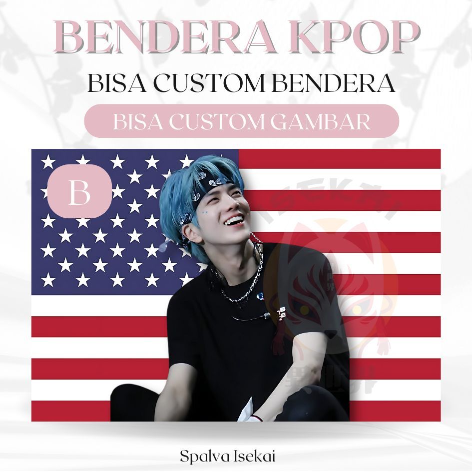 AMERICA KPOP YOUNGHOON THE BOYZ TBZ Flag / โปสเตอร์ KPOP / KPOP FLAG Kim Younghoon / KPOP Tapestry K