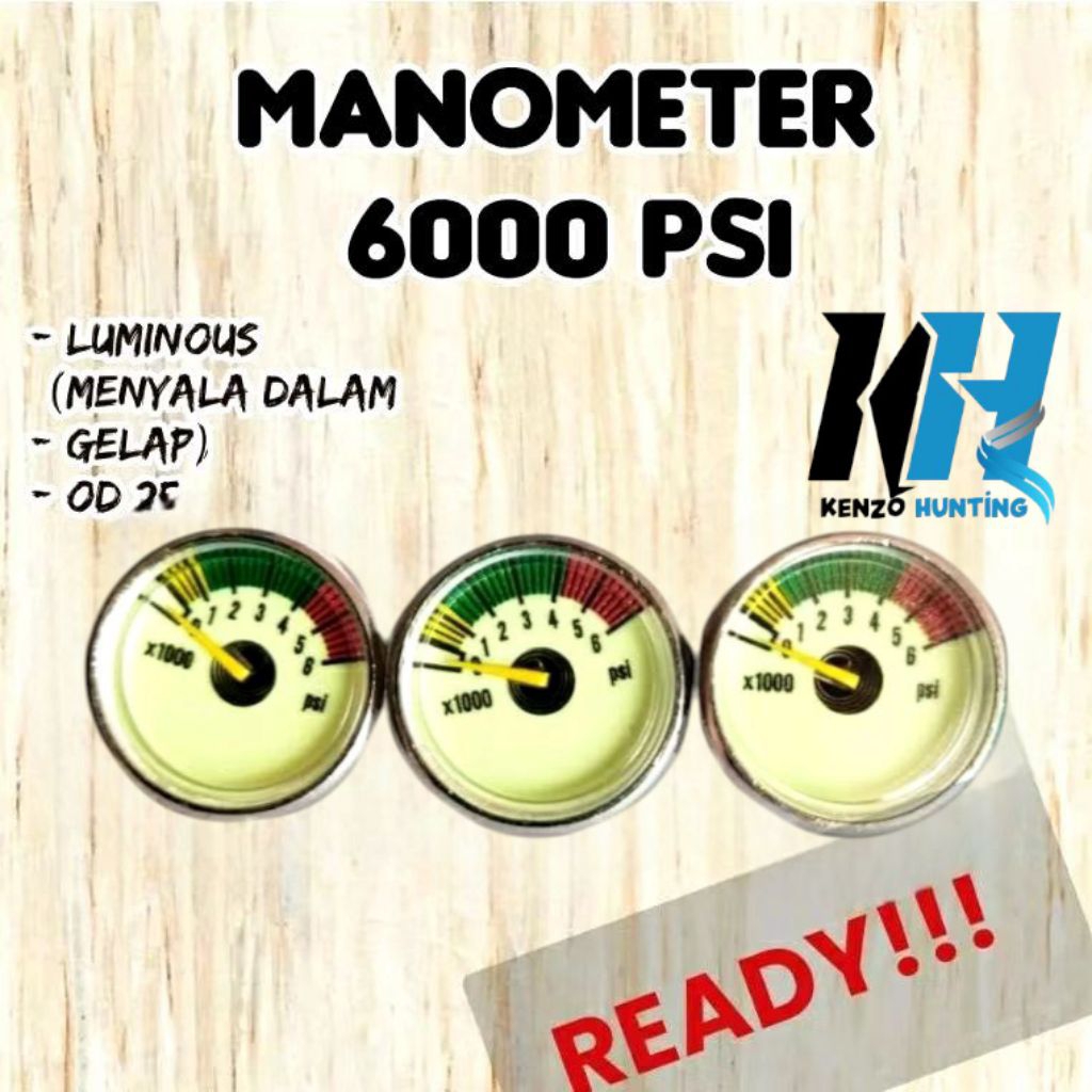 Manometer ขนาดเล็ก, 6000 psi Manometer, 6000 psi ขนาดเล็ก, เส้นผ่านศูนย์กลาง 25 Mano, อะไหล่ปั๊ม Pcp