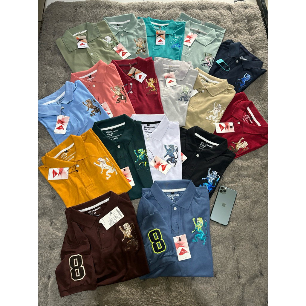 เสื้อยืด GIORDANO COLLAR