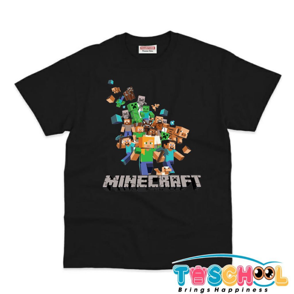 KIDS CLOTHES MINECRAFT KIDS เสื้อยืด