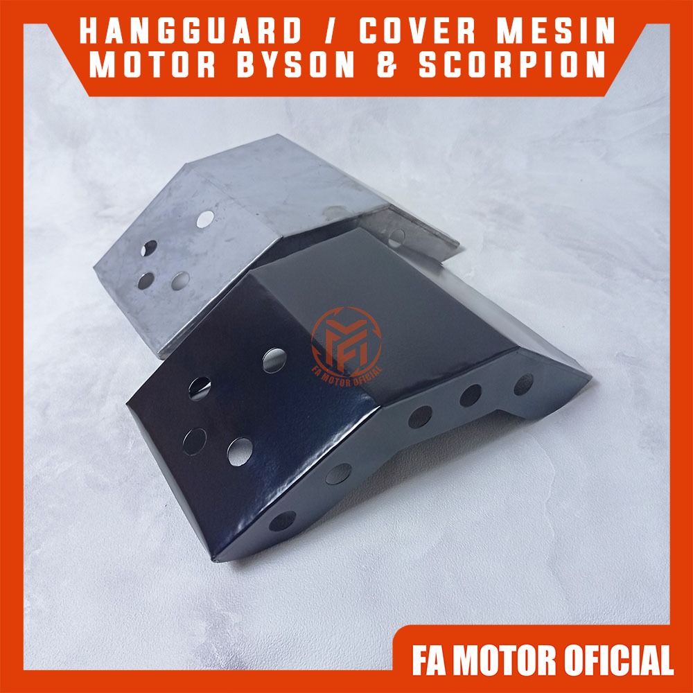 MESIN Engine Guard / Engine Protector แผ่นลื่นไถล Hangguard Engine Scorpio Byson Tiger Verza Mega Pr