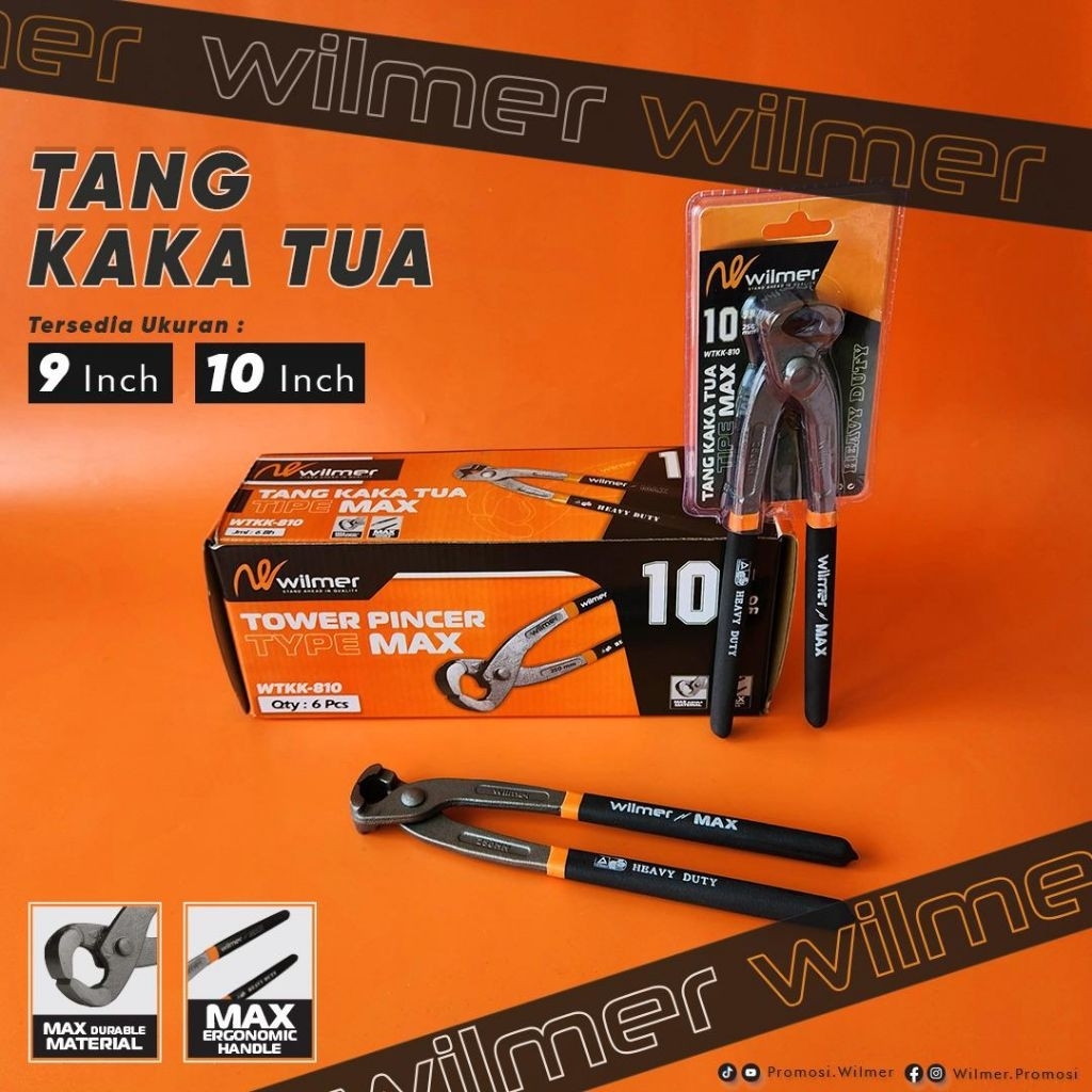 Wilmer Cockatoo คีม/Wilder 9" คีม gegep/Wilder 9" คีม/คีมตัดลวด WILmer