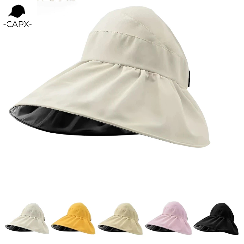 MATAHARI CAPX หมวกกันแดดพับได้ผู้หญิง Anti UV Sun Bucket หมวกหมวกชายหาดหมวกผู้หญิงกีฬา