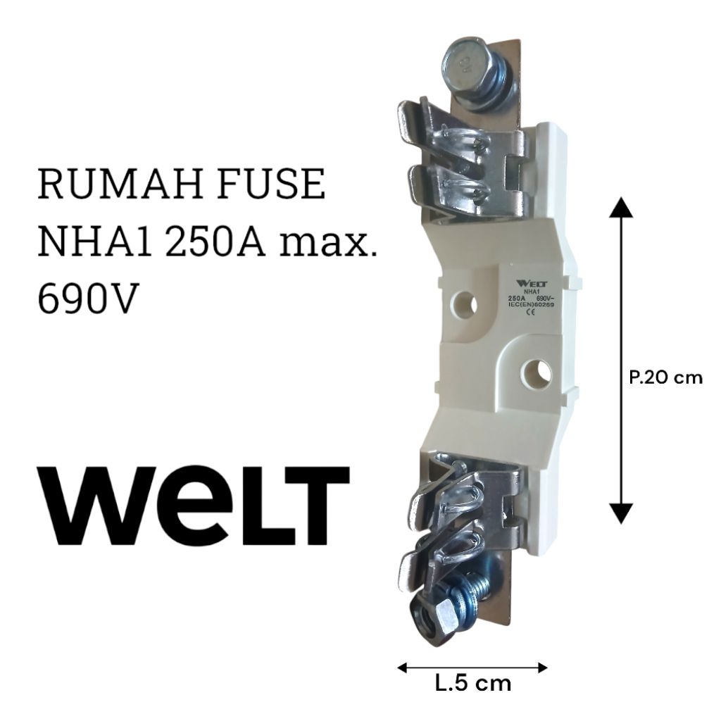 WELT FUSE HOUSE ชนิด NHA1 250A 600V