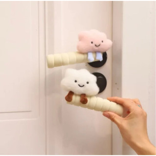 Cloudy Grip Doorknob Holder ANTI STATIC | Pelindung Gagang Pintu Lucu | Hiasan Pintu Kamar Anak Motif Awan