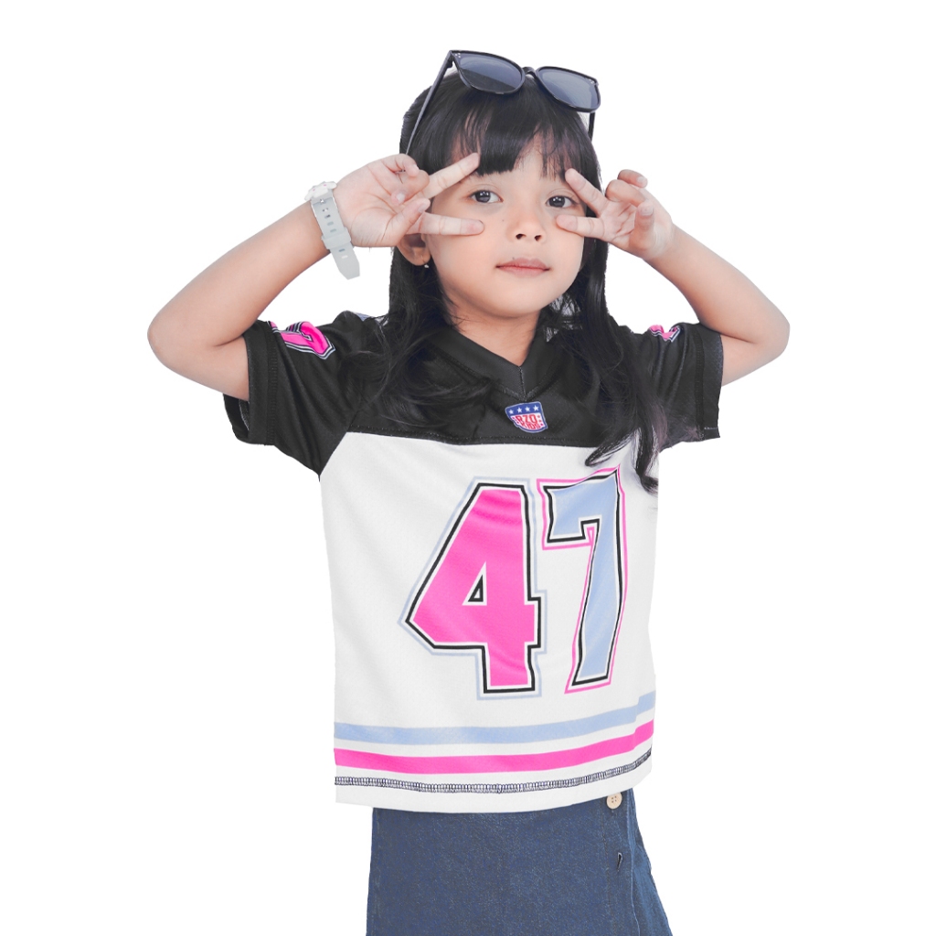 RZQKIDS / 47 / Number Series NFL / เสื้อเจอร์ซีย์เด็ก / NFL / Baseball / MLB / 1-10 Years