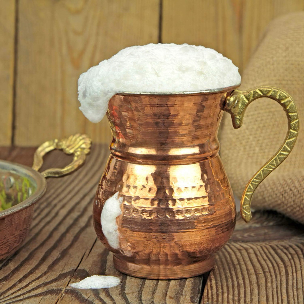 กระจก COPPER ดั้งเดิม, สีเงิน TURKISH, แก้ว AYRAN