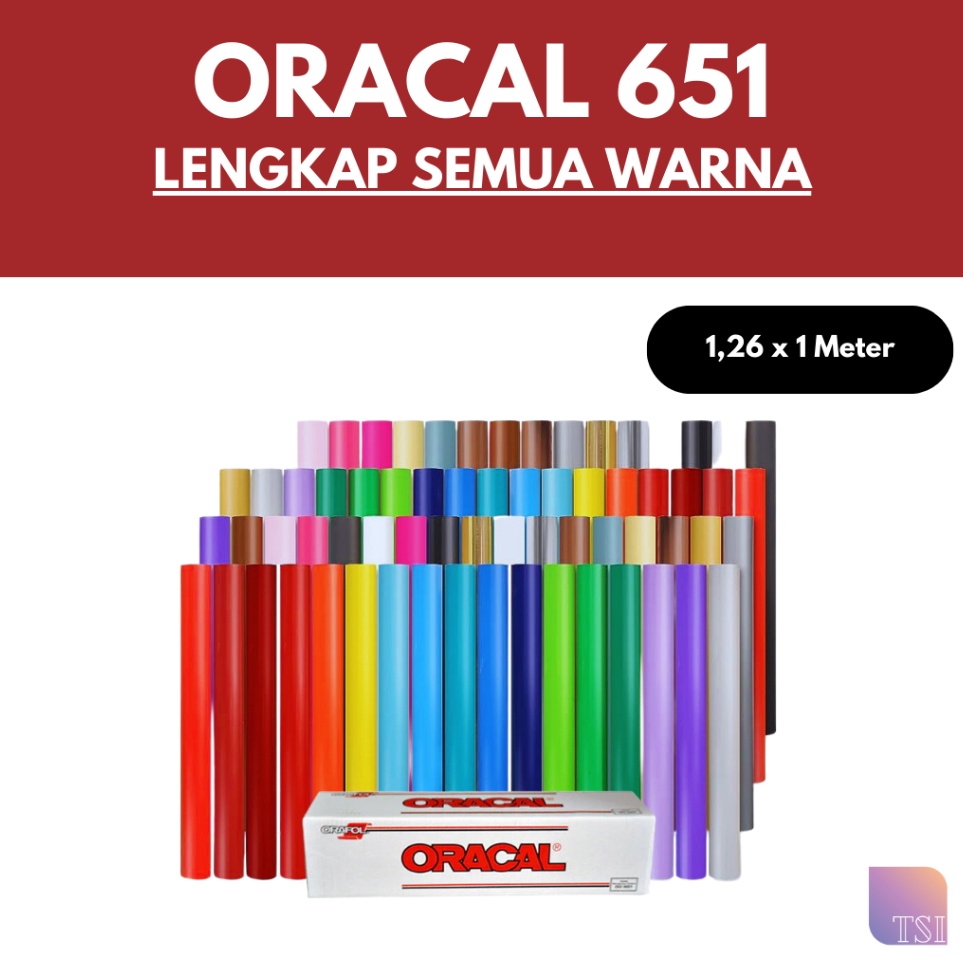 CODE F86I Oracal Sticker 651 Glossy Matte Color Scotch 1 เมตร