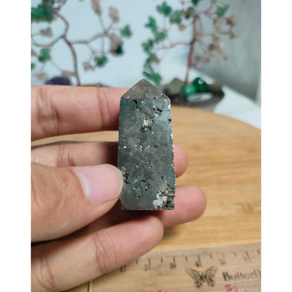 Stone Tower Pyrite Natural Peru Pointer (3)