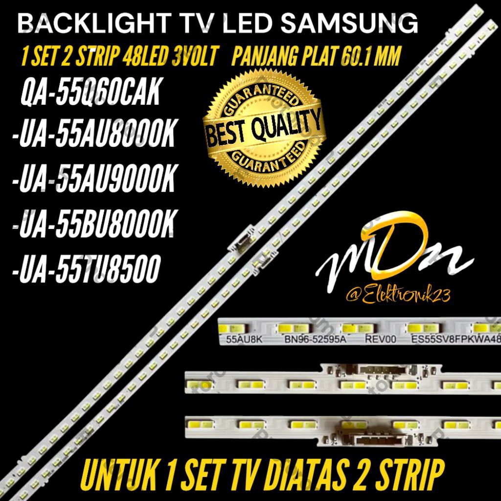 SAMSUNG 55 INCH LED TV BACKLIGHT UA-55AU8000K-IA-55AU9000L-UA-55BU8000K-UA-55TU8000K-Q60CAK SAMSUNG 