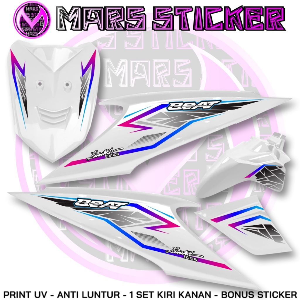 Beat คาร์บูเรเตอร์ Striping Line ใสสติกเกอร์วัสดุสติกเกอร์ Variations