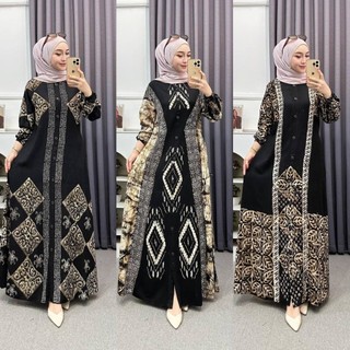 M L XL XXL Gamis Twill Rayon Pekalongan FULL KANCING Warna Soft Gamis Wanita Kekinian Gamis Syar'i Terbaru 2022
