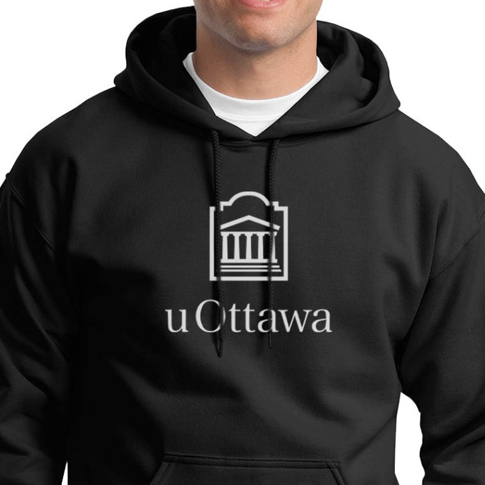 HOODIE เสื้อกันหนาว University of Ottawa Canada Fleece Sweater Premium
