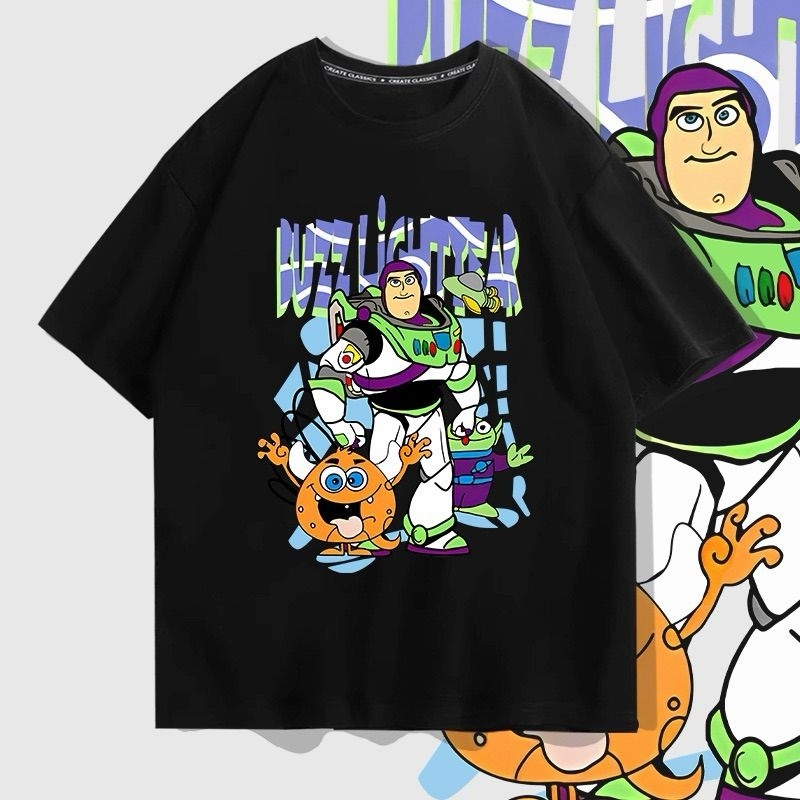 KATUN BIG เสื้อยืด BUZZ Vintage จัมโบ้ผ้าฝ้ายเสื้อยืดแขนสั้น Streetwear O-คอเหมาะสําหรับผู้ชายและผู้