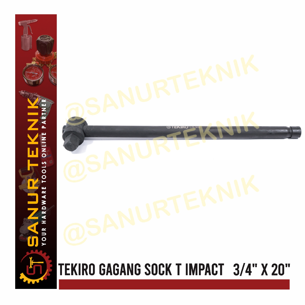 TEKIRO T Bar เลื่อนผลกระทบ / ถุงเท้า T ด้ามกระแทก 3/4" x 20" 3/4"x20"