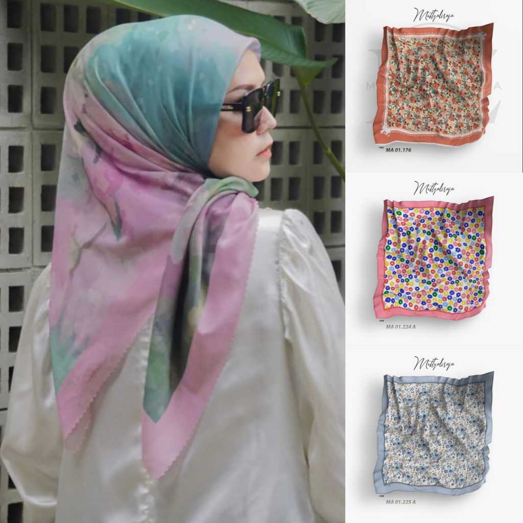 คุณภาพ HIJAB พร้อม VOAL SUBLIM PEMIUM MATERIAL ใหม่ล่าสุด 3D MOTIF HIJAB 2024