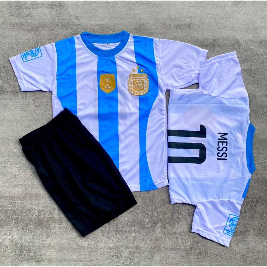 ทีมชาติอาร์เจนติน่าล่าสุด MESSI เสื้อเจอร์ซีย์ สําหรับเด็กอายุ 6 เดือน-14 ปี 2025 / ร้านเสื้อผ้าพรีเมี่ยม